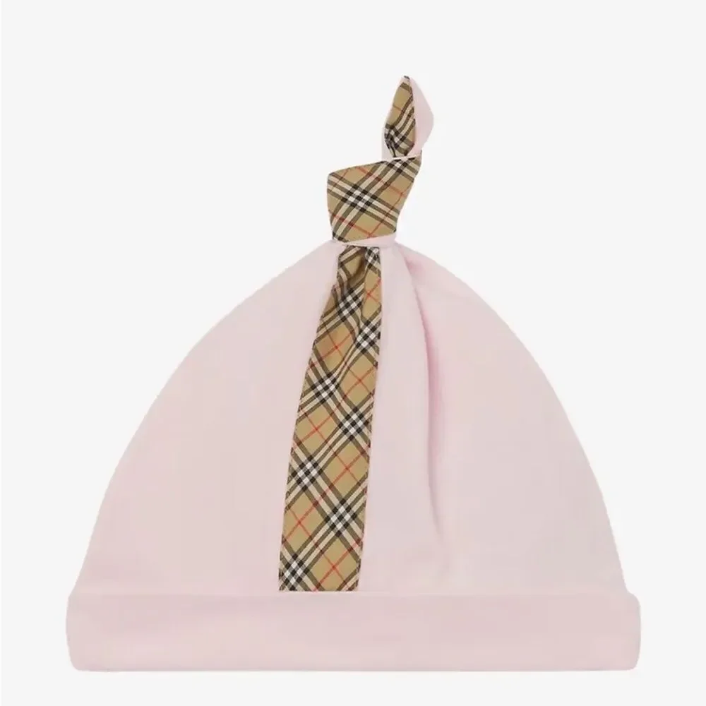 NWT Burberry London Patterned Woven Beanie 12M - 18M